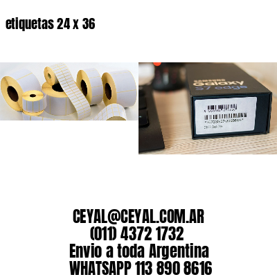 etiquetas 24 x 36