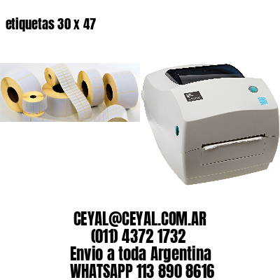 etiquetas 30 x 47
