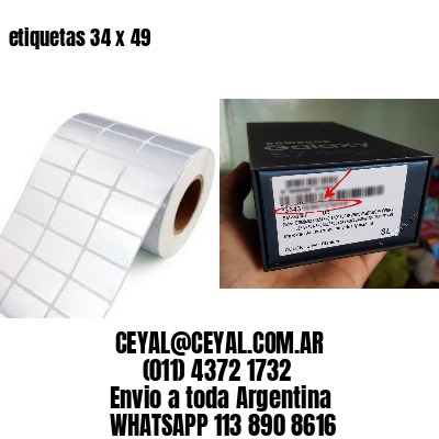 etiquetas 34 x 49