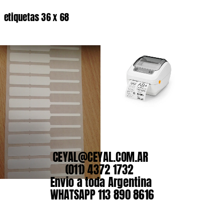 etiquetas 36 x 68