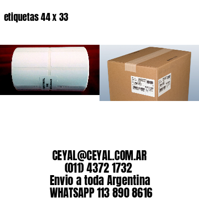 etiquetas 44 x 33