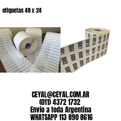 etiquetas 48 x 24