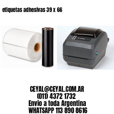 etiquetas adhesivas 39 x 66