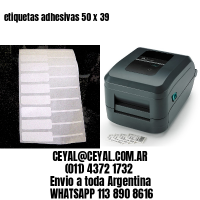 etiquetas adhesivas 50 x 39