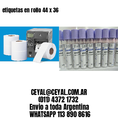 etiquetas en rollo 44 x 36