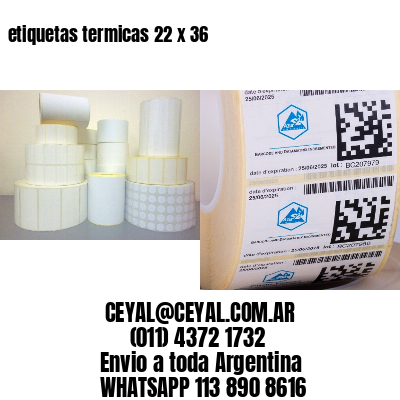 etiquetas termicas 22 x 36