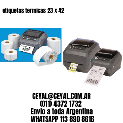 etiquetas termicas 23 x 42