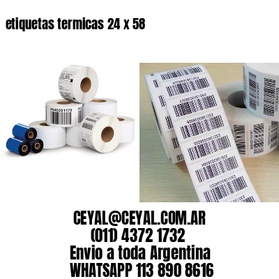 etiquetas termicas 24 x 58