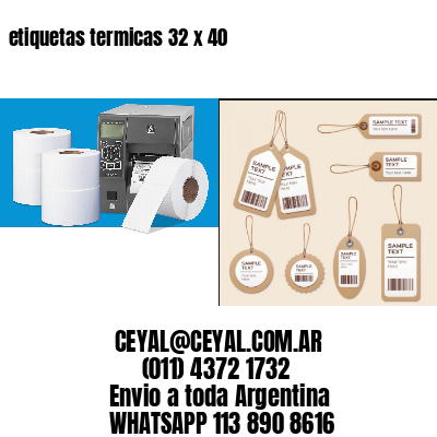etiquetas termicas 32 x 40