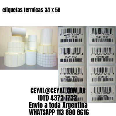 etiquetas termicas 34 x 58