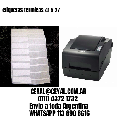 etiquetas termicas 41 x 27