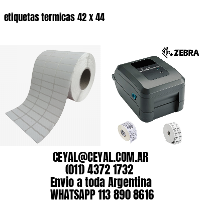 etiquetas termicas 42 x 44