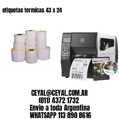 etiquetas termicas 43 x 24