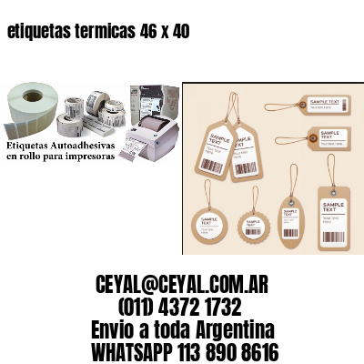 etiquetas termicas 46 x 40