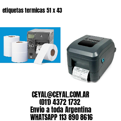 etiquetas termicas 51 x 43