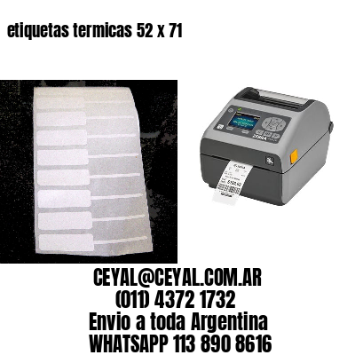 etiquetas termicas 52 x 71
