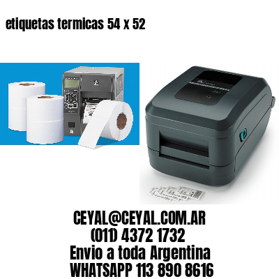 etiquetas termicas 54 x 52