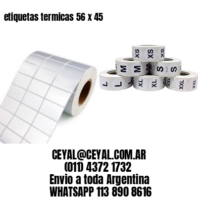 etiquetas termicas 56 x 45