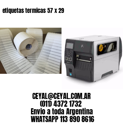 etiquetas termicas 57 x 29