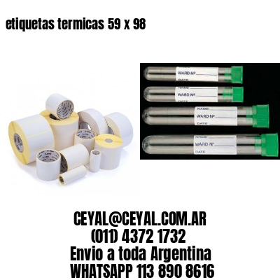 etiquetas termicas 59 x 98