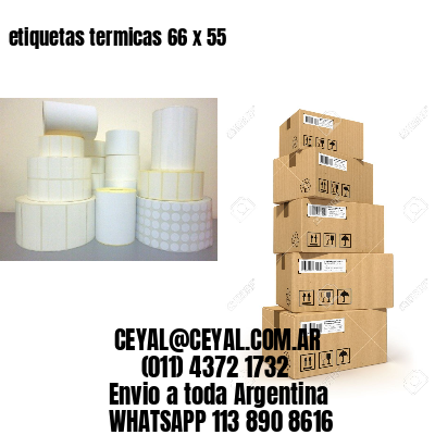 etiquetas termicas 66 x 55