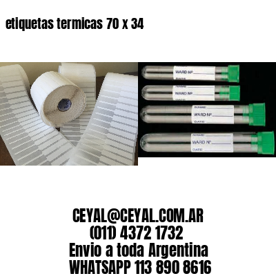 etiquetas termicas 70 x 34