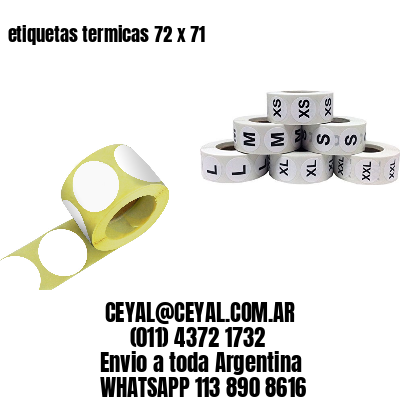 etiquetas termicas 72 x 71