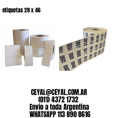 etiquetas 28 x 46