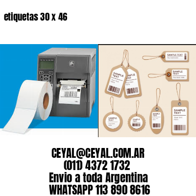 etiquetas 30 x 46