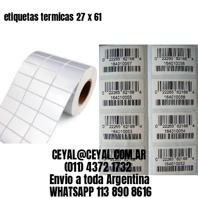 etiquetas termicas 27 x 61