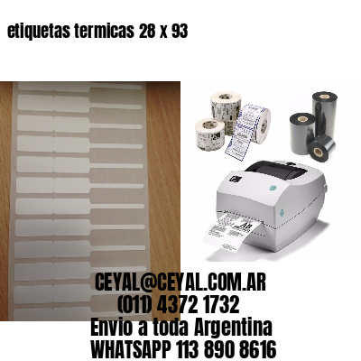 etiquetas termicas 28 x 93