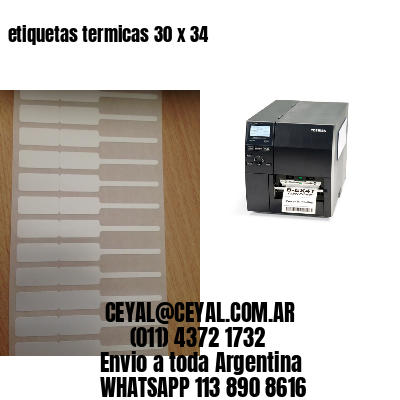 etiquetas termicas 30 x 34