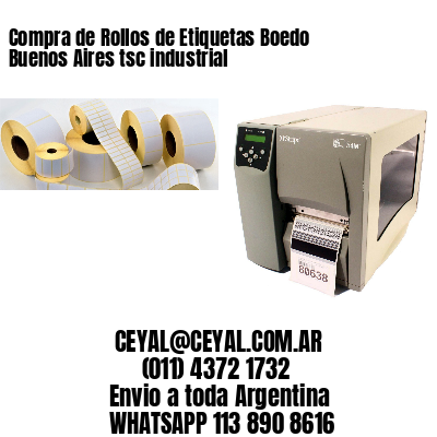 Compra de Rollos de Etiquetas Boedo  Buenos Aires tsc industrial