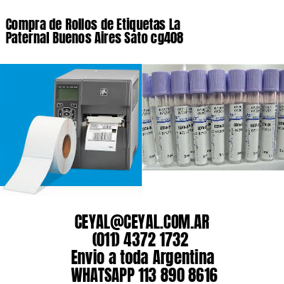 Compra de Rollos de Etiquetas La Paternal Buenos Aires Sato cg408