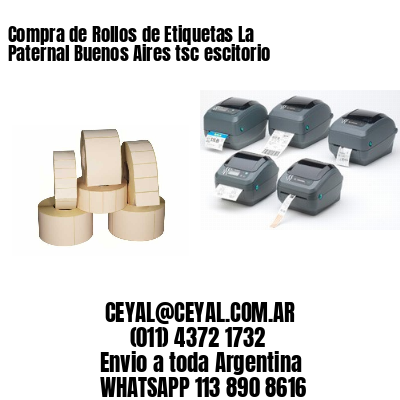 Compra de Rollos de Etiquetas La Paternal Buenos Aires tsc escitorio