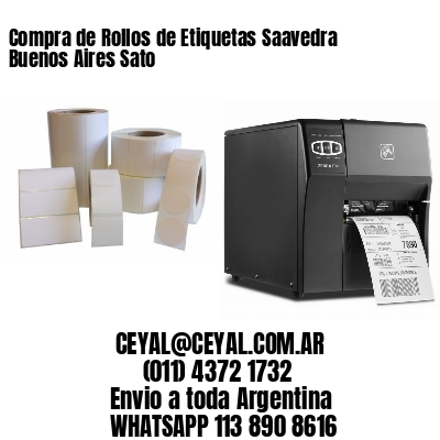 Compra de Rollos de Etiquetas Saavedra  Buenos Aires Sato