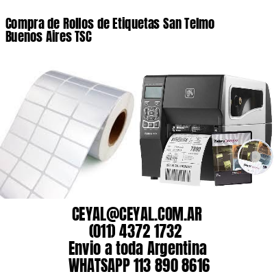 Compra de Rollos de Etiquetas San Telmo  Buenos Aires TSC
