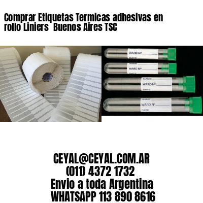 Comprar Etiquetas Termicas adhesivas en rollo Liniers  Buenos Aires TSC