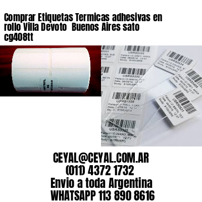 Comprar Etiquetas Termicas adhesivas en rollo Villa Devoto  Buenos Aires sato cg408tt