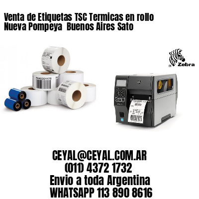 Venta de Etiquetas TSC Termicas en rollo Nueva Pompeya  Buenos Aires Sato