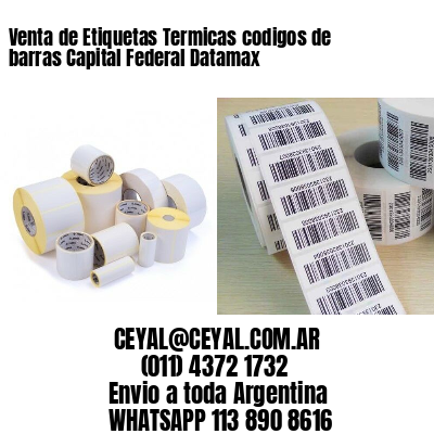 Venta de Etiquetas Termicas codigos de barras Capital Federal Datamax