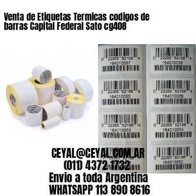 Venta de Etiquetas Termicas codigos de barras Capital Federal Sato cg408