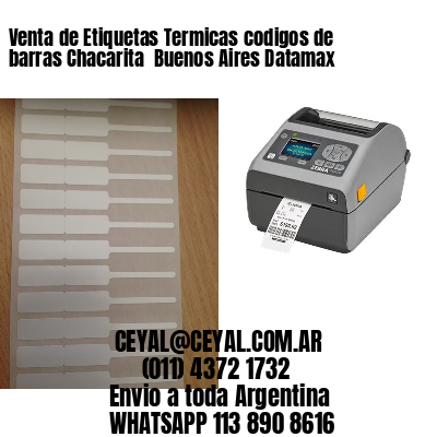 Venta de Etiquetas Termicas codigos de barras Chacarita  Buenos Aires Datamax