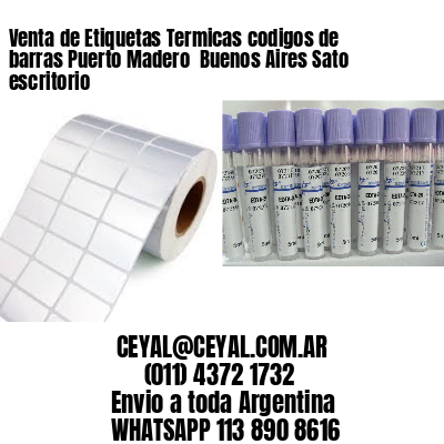 Venta de Etiquetas Termicas codigos de barras Puerto Madero  Buenos Aires Sato escritorio