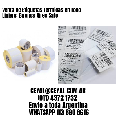 Venta de Etiquetas Termicas en rollo Liniers  Buenos Aires Sato