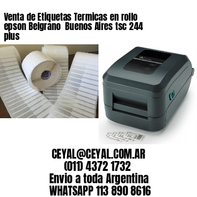 Venta de Etiquetas Termicas en rollo epson Belgrano  Buenos Aires tsc 244 plus