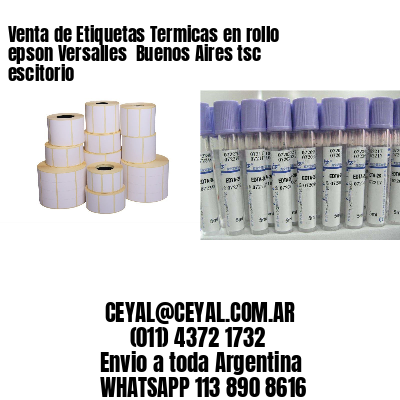Venta de Etiquetas Termicas en rollo epson Versalles  Buenos Aires tsc escitorio