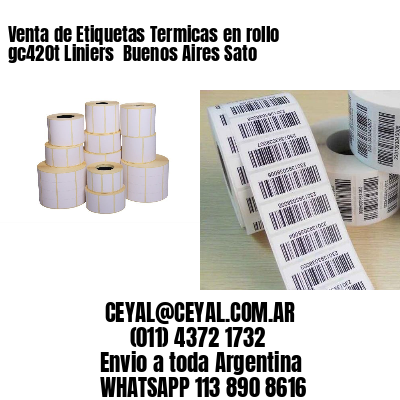 Venta de Etiquetas Termicas en rollo gc420t Liniers  Buenos Aires Sato