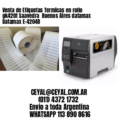 Venta de Etiquetas Termicas en rollo gk420t Saavedra  Buenos Aires datamax Datamax E-4204B