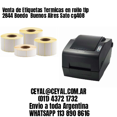 Venta de Etiquetas Termicas en rollo tlp 2844 Boedo  Buenos Aires Sato cg408